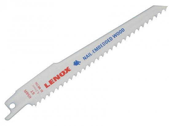 Lenox 20572-656R Wood Cutting Reciprocating Saw Blades 150mm 6 TPI (Pack 5)