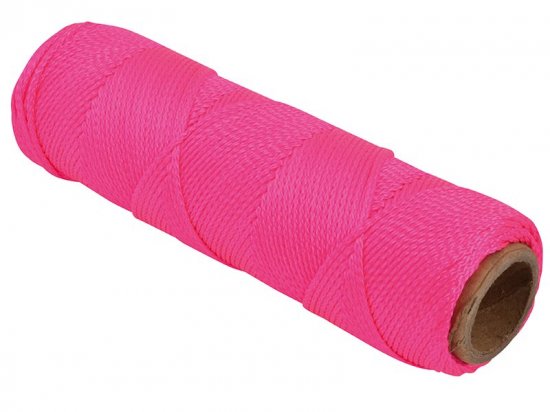 Marshalltown M631 Mason's Line 76.2m (250ft) Fluorescent Pink