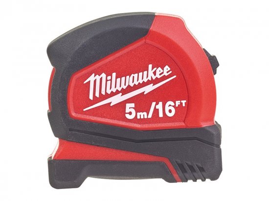 Milwaukee Pro Compact Tape Measure 5m/16ft (Width 25mm) | Sparkle