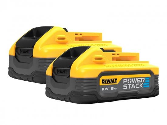 DeWalt DCBP518H2 POWERSTACK? Slide Battery Twin Pack 18V 5.0Ah Li-ion