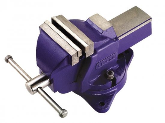 Irwin Record T3TON3VS Workshop Vice with Anvil Swivel Base 4in