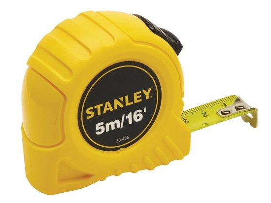 Stanley Tools Pocket Tape 5m/16ft (Width 19mm)