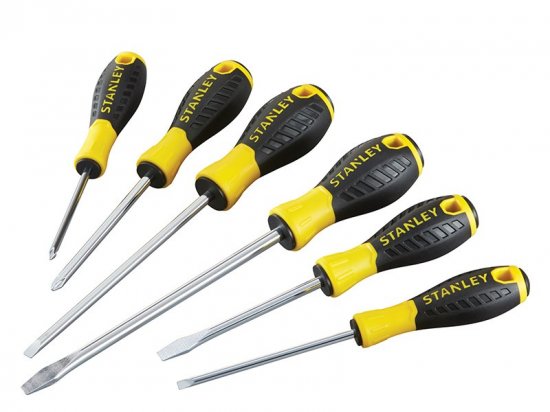 Stanley Tools 0-60-209 Essential Screwdriver Set, 6 Piece