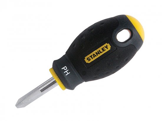 Stanley Tools FatMax Stubby Screwdriver Phillips Tip PH1 x 30mm