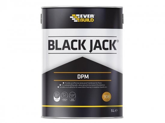 Everbuild Black Jack 908 D.P.M. 5 litre