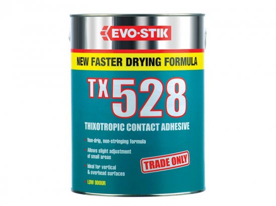 EVO-STIK TX528 Thixotropic Contact Adhesive 5 Litre