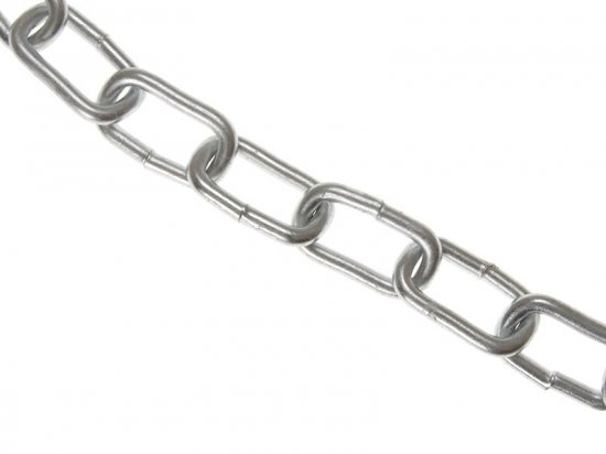 Faithfull Zinc Plated Chain 5mm x 10m Box - Max. Load 160kg