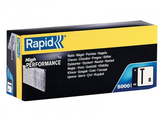 Rapid No.8 Brad Nails 18Ga 30mm (Box of 5000)