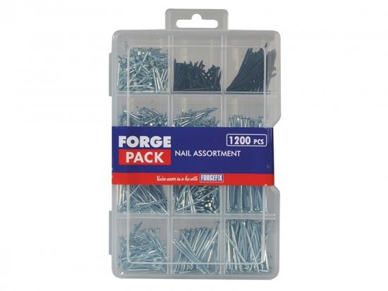 ForgeFix Assorted Nail Kit ForgePack 1200 Piece