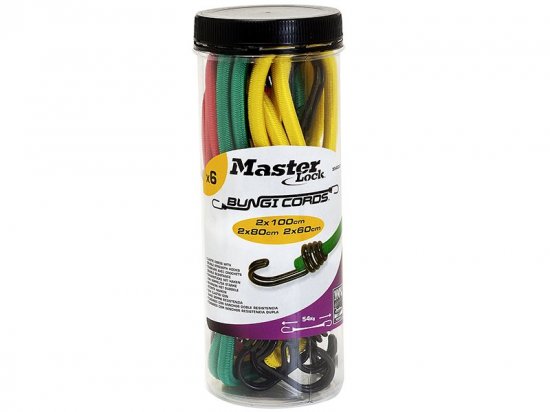 Master Lock Bungee Jar 6 Pieces