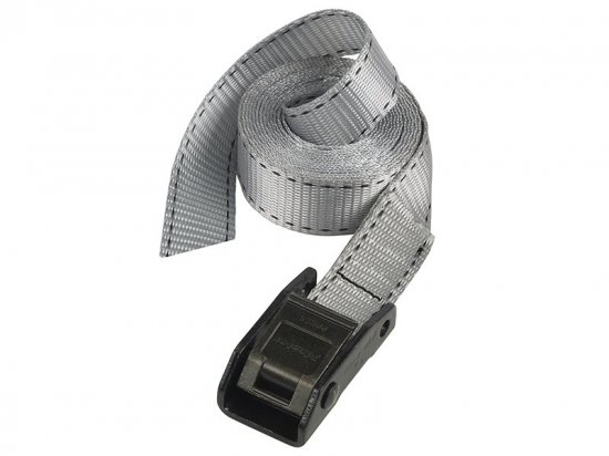 Master Lock Lashing Strap with Metal Buckle Grey 5m 150kg (Single)