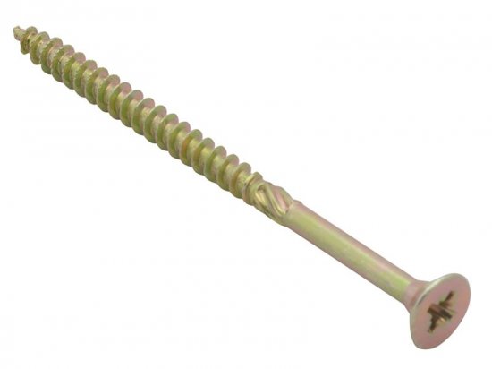 ForgeFix Spectre? PZ Compatible Wood Screw CSK ZYP 5.0 x 80mm (Box of 100)