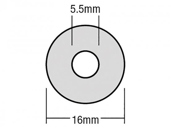 ForgeFix TechFast Bonded EPDM Washer 5.5 x 16mm (Box of 100)