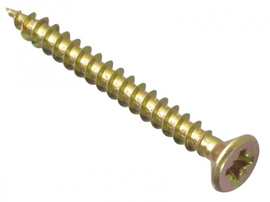 ForgeFix Multi-Purpose Pozi Compatible Screw CSK ST ZYP 4.0 x 45mm (Box of 200)