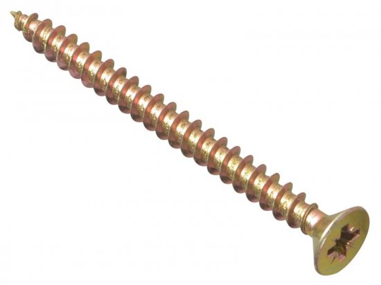 ForgeFix Multi-Purpose Pozi Compatible Screw CSK ST ZYP 6.0 x 60mm (Box of 100)