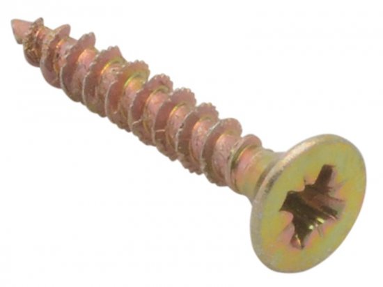 ForgeFix Spectre? PZ Compatible Wood Screw CSK ZYP 4.0 x 25mm (Box of 200)