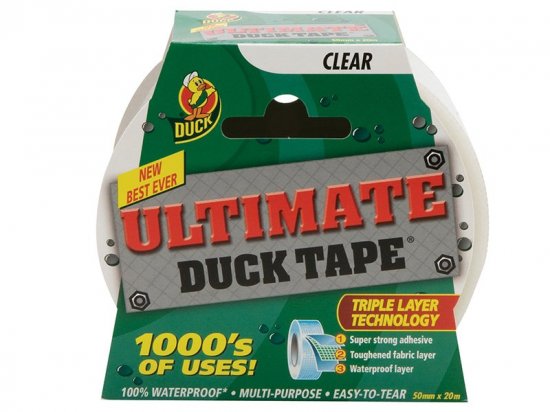 Duck Tape Ultimate 50mm x 20m Clear