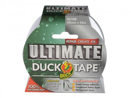 Duck Tape Ultimate 50mm x 25m Silver