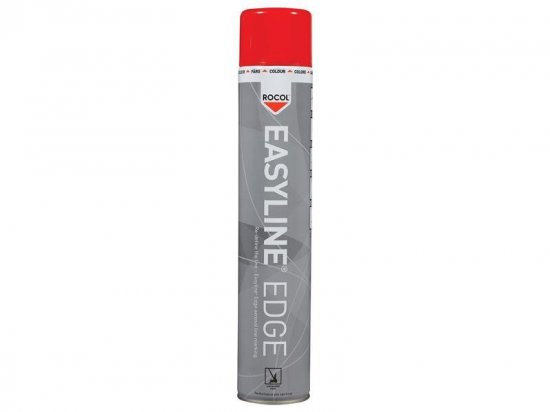 ROCOL EASYLINE Edge Line Marking Paint Red 750ml