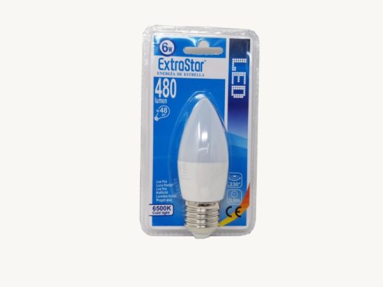 Extrastar 6.3W LED Candle Bulb E27