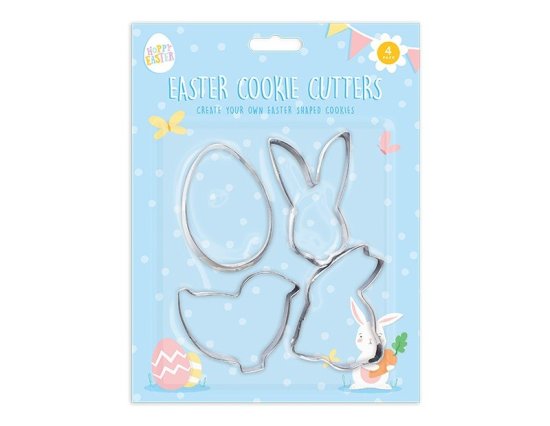 Hoppy Easter Cookie Cutters 4pk