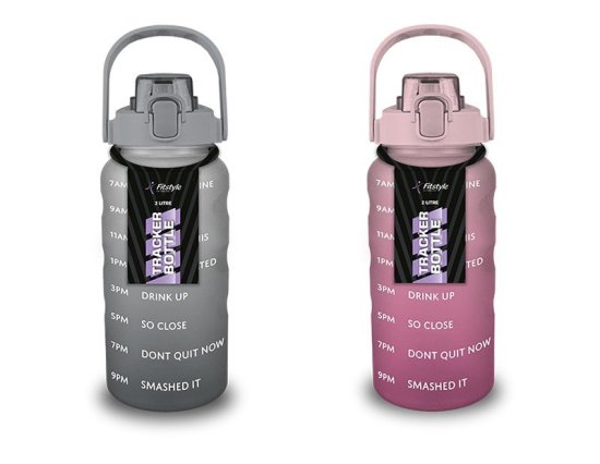 Fitstyle Water Tracker Bottle - 2L