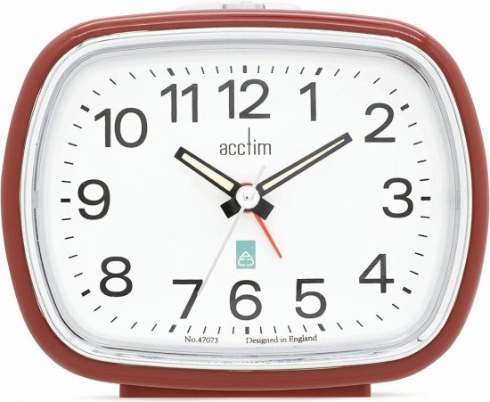 Acctim Camille Alarm Clock - Shiraz