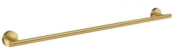 Smedbo Home Brushed Brass Single Towel Rail