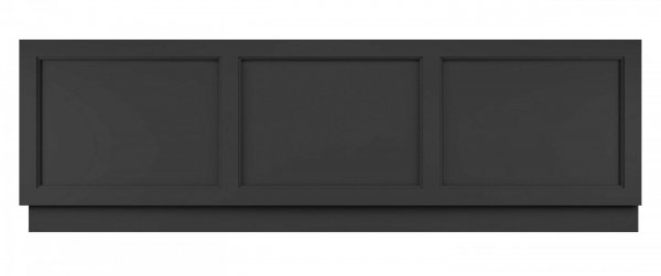 Bayswater Matt Black 1700mm Front Bath Panel