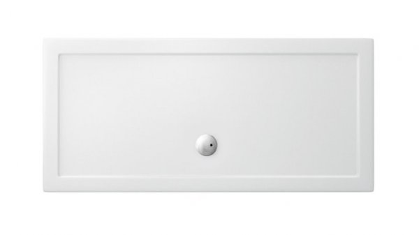 Zamori 1600 x 800mm White Rectangle Shower Tray