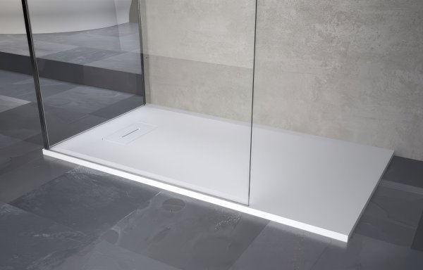 Novellini Novosolid 1200 x 700mm Shower Tray - Matt White