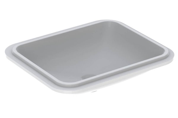 Geberit VariForm 500mm Rectangular Undercounter Basin - No Overflow