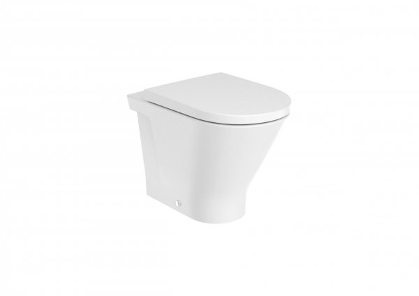 Roca The Gap Round Rimless Back to Wall WC