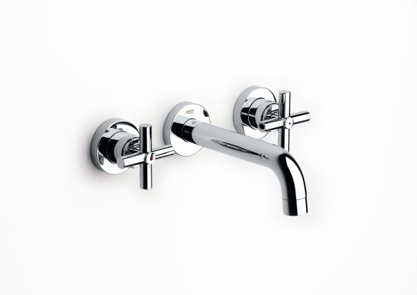 Roca Loft Wall Mounted Basin Mixer - Chrome