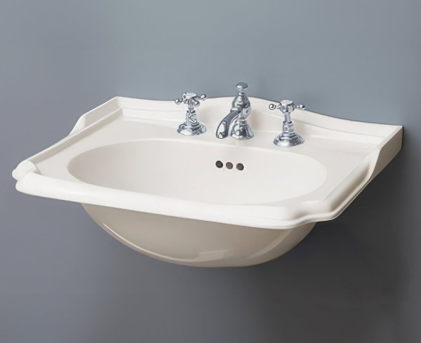 Silverdale Balasani 600mm Basin - Old English White