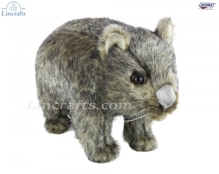 Soft Toy Wombat by Hansa 28cm 3249 Sparkle