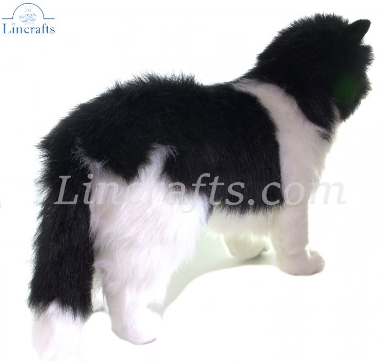 Hansa Black and White Cat 2024 Plush Toy