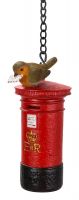 Hanging Mini Robin & Letterbox Ornament - Indoor or Outdoor
