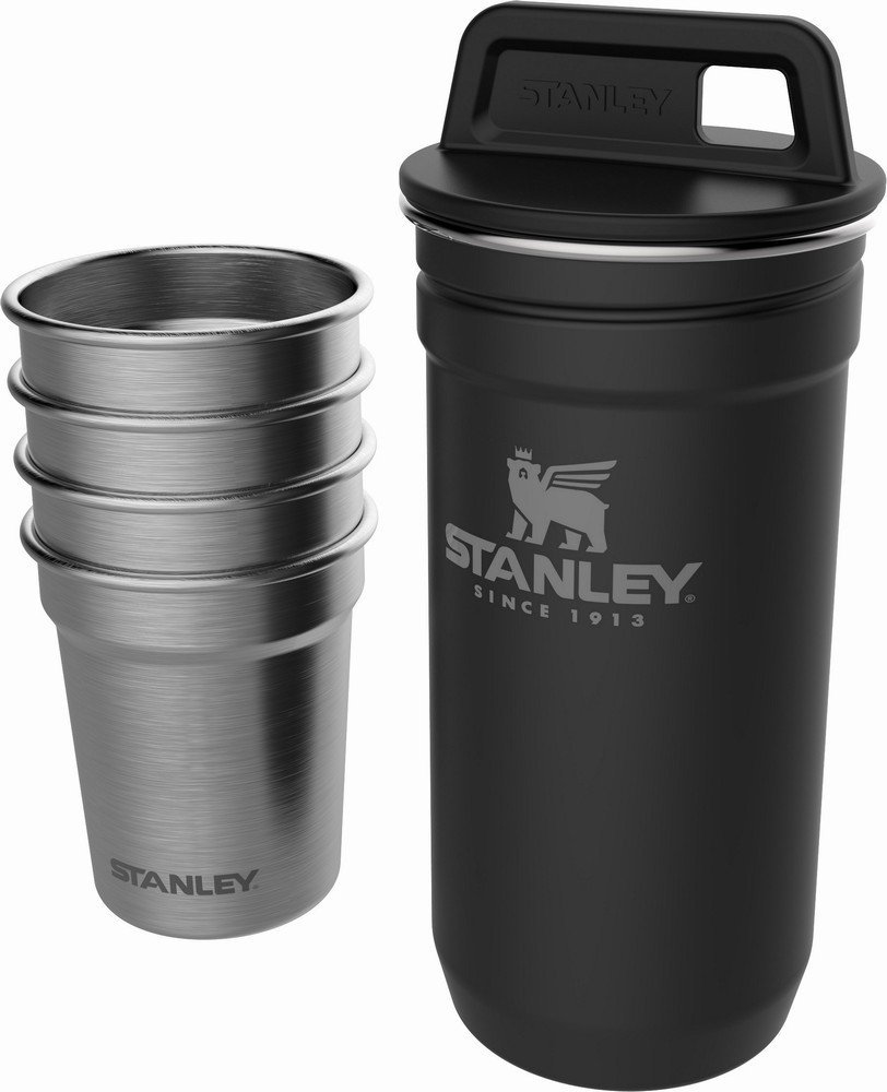 Stanley Adventure Nesting Shot Glass Set Matte Black Pebble | Sparkle